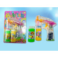 Transparent Bubble Gun,Funny Friction Bubble Gun Toy,Flashing Bubble Gun For Kids With Bubble Water